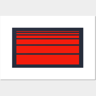 Stripes Red Art Posters and Art